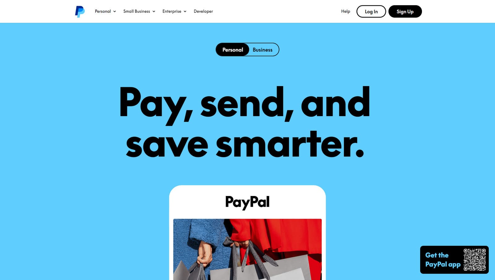 Figure of PayPal online payment service.