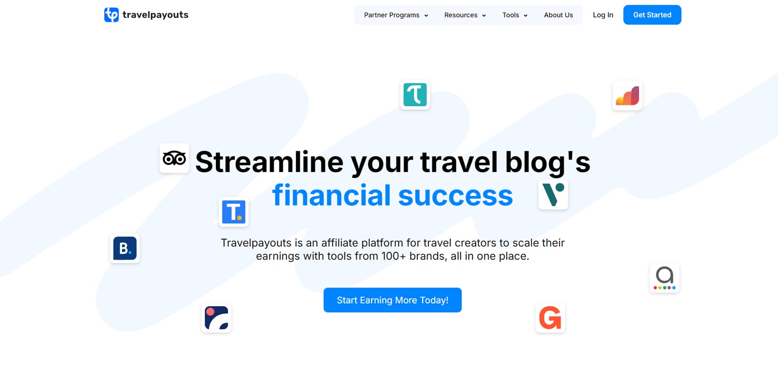 Illustration of Travelpayouts, a travel booking WordPress plugin with 11 customizable flight tables.