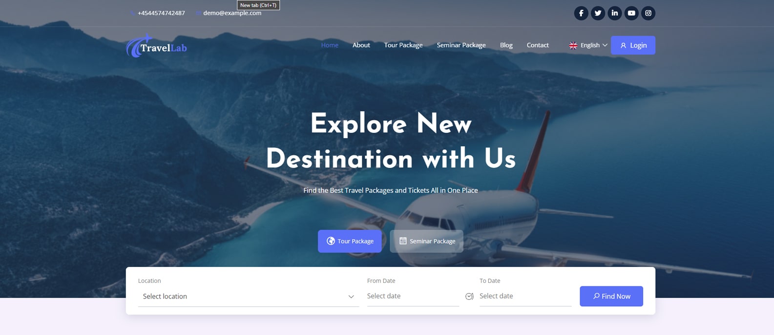 Figure of TravelLab, a feature-rich and flexible travel booking WordPress plugin with a Clean & modern user interface.