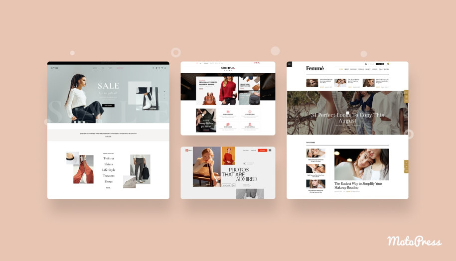 WordPress Fashion Themes for ecommerce and more.