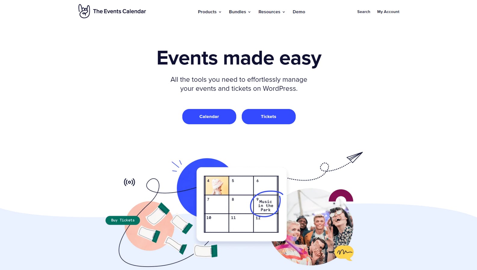 Photograph of The Events Calendar, WordPress events plugin with location search & events manager.