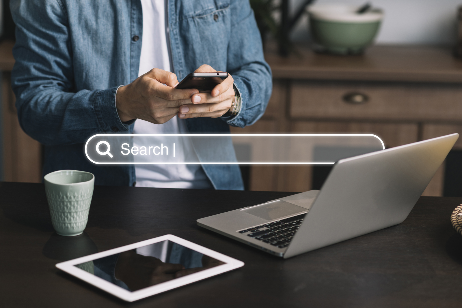 Illustration of online search suitable for hotels and B&Bs.
