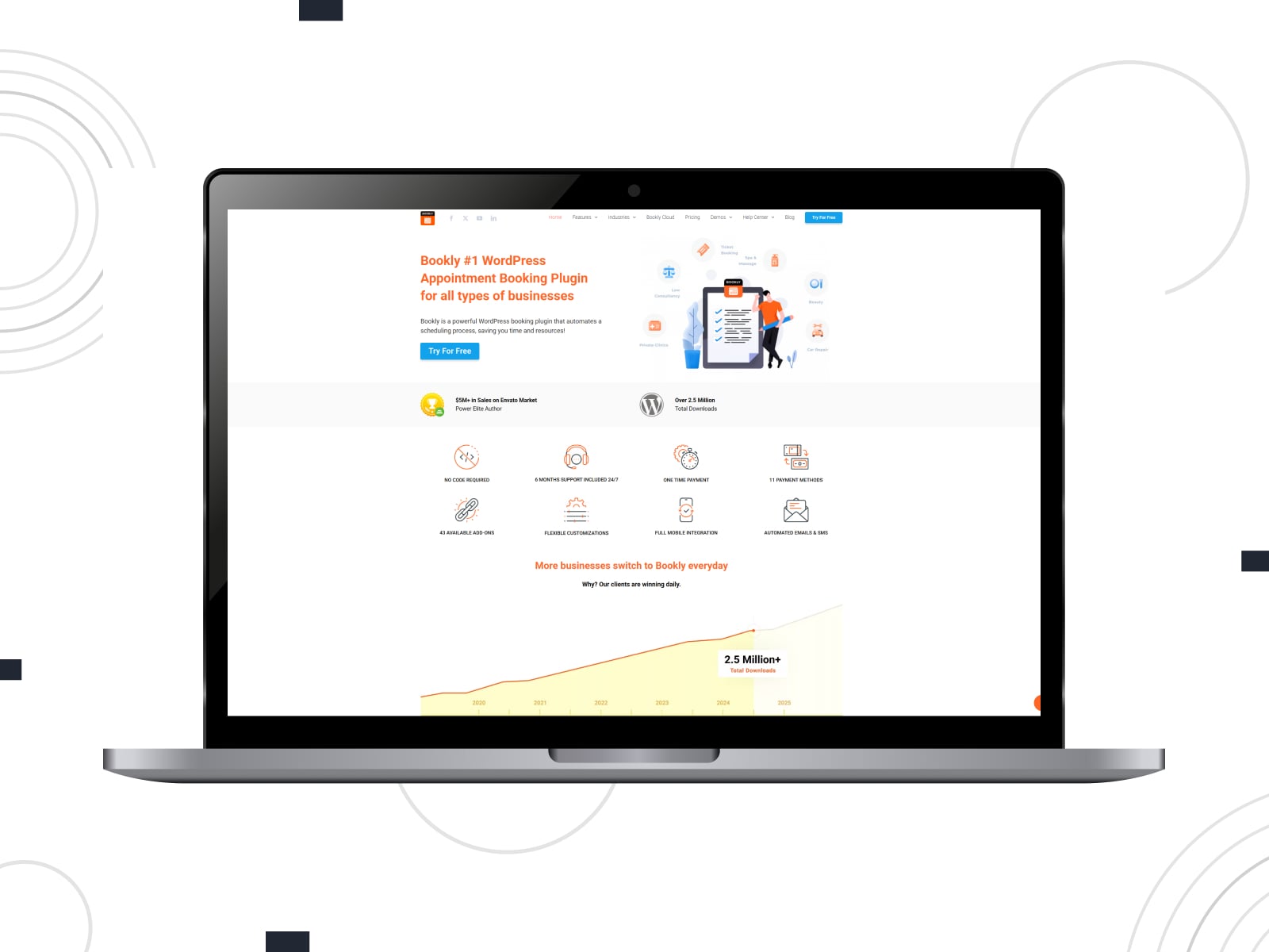 Portrait of Bookly PRO with Zoom Add-on, a Zoom WordPress plugin with an easy employee connection process.
