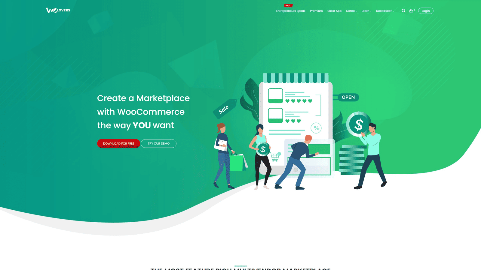 Portrait of WCFM, one of the best multi-vendor WordPress plugins with seller verification.