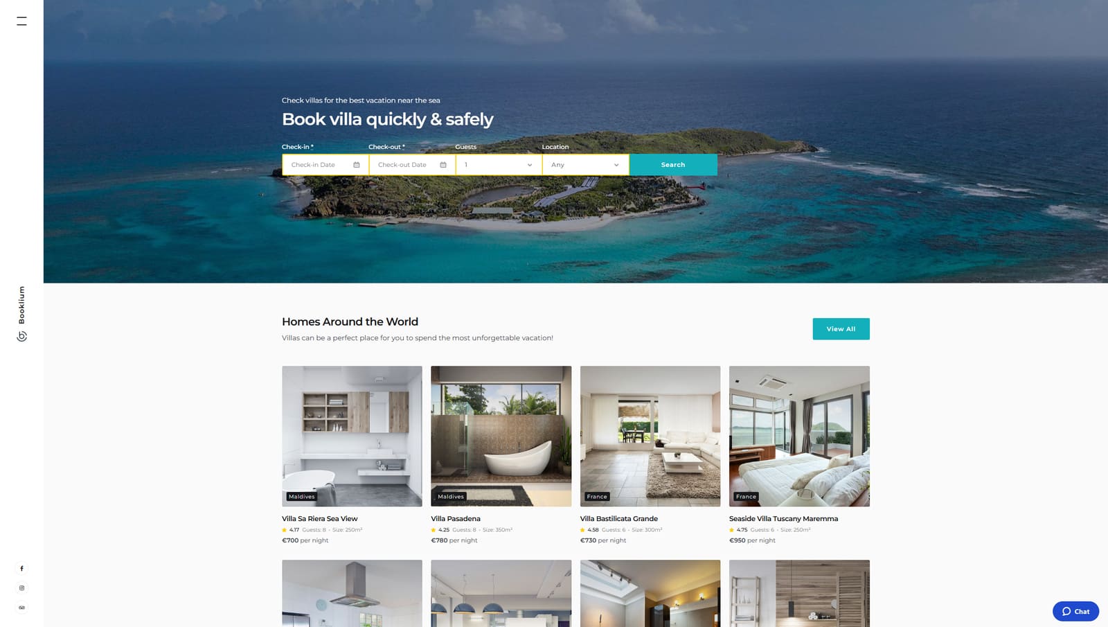 Photograph of Booklium, a flexible and modern Hotel WordPress Theme.