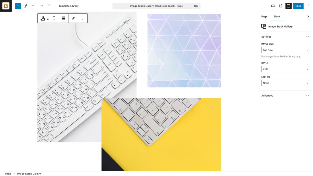 Image Stack Block
