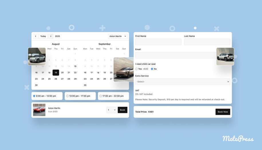 How to add WordPress booking calendar.