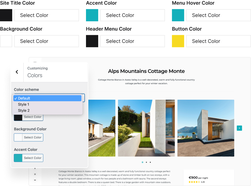Deeply Customizable Color Scheme