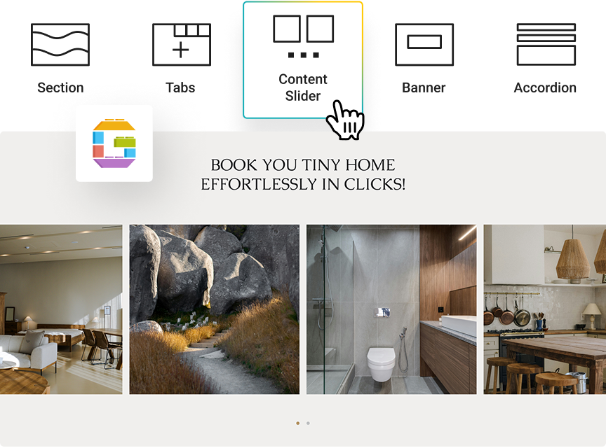 34+ Custom-made Gutenberg Blocks by Getwid in Bed and Breakfast WordPress Theme