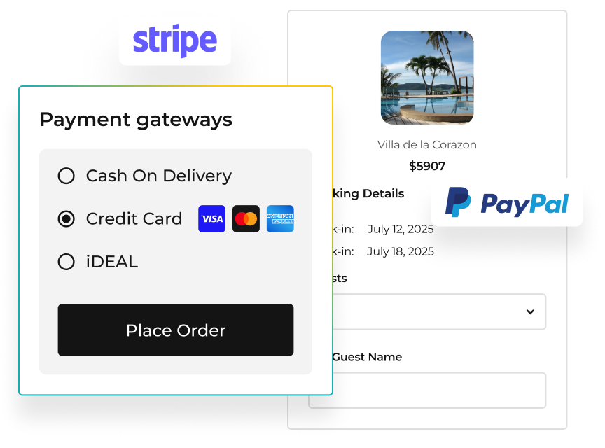 Stripe, PayPal, 2Checkout, Bank Transfer, and More