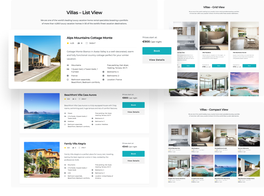 The Suite of Property Page Layouts