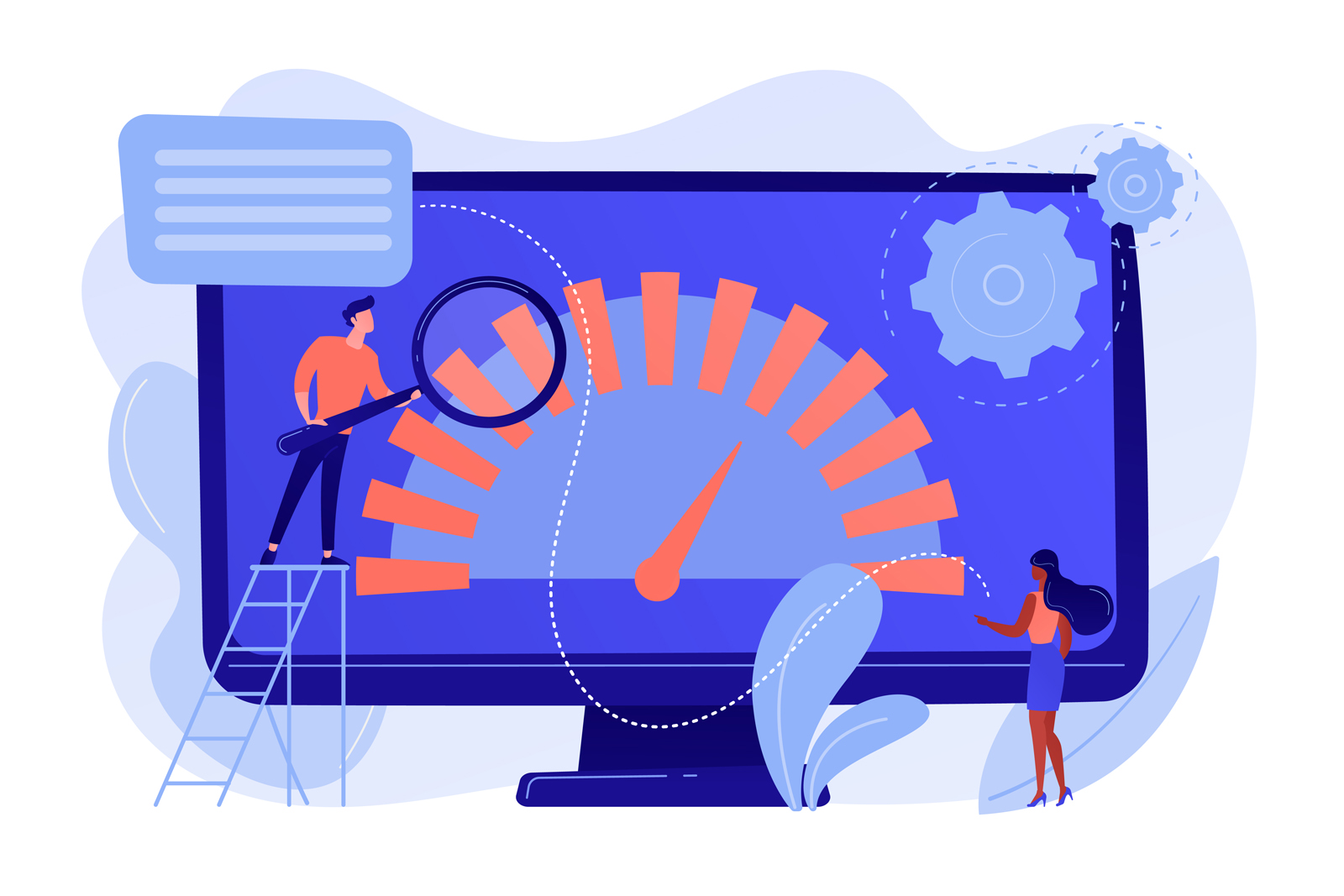 Image of a performance concept applied to many modern websites.