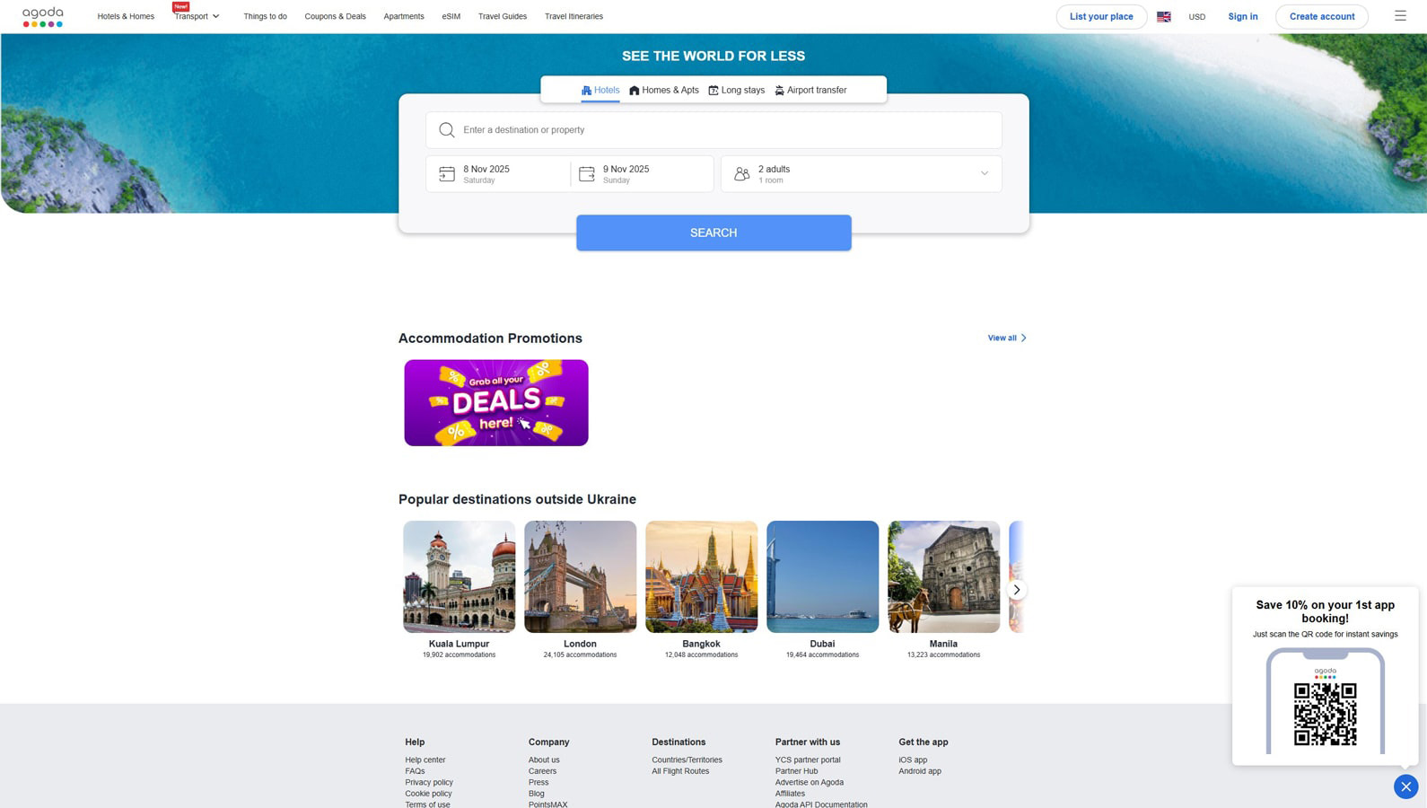 Portrait of Agoda Homes, one of the best Airbnb alternatives for hosts with user-friendly property management solutions.
