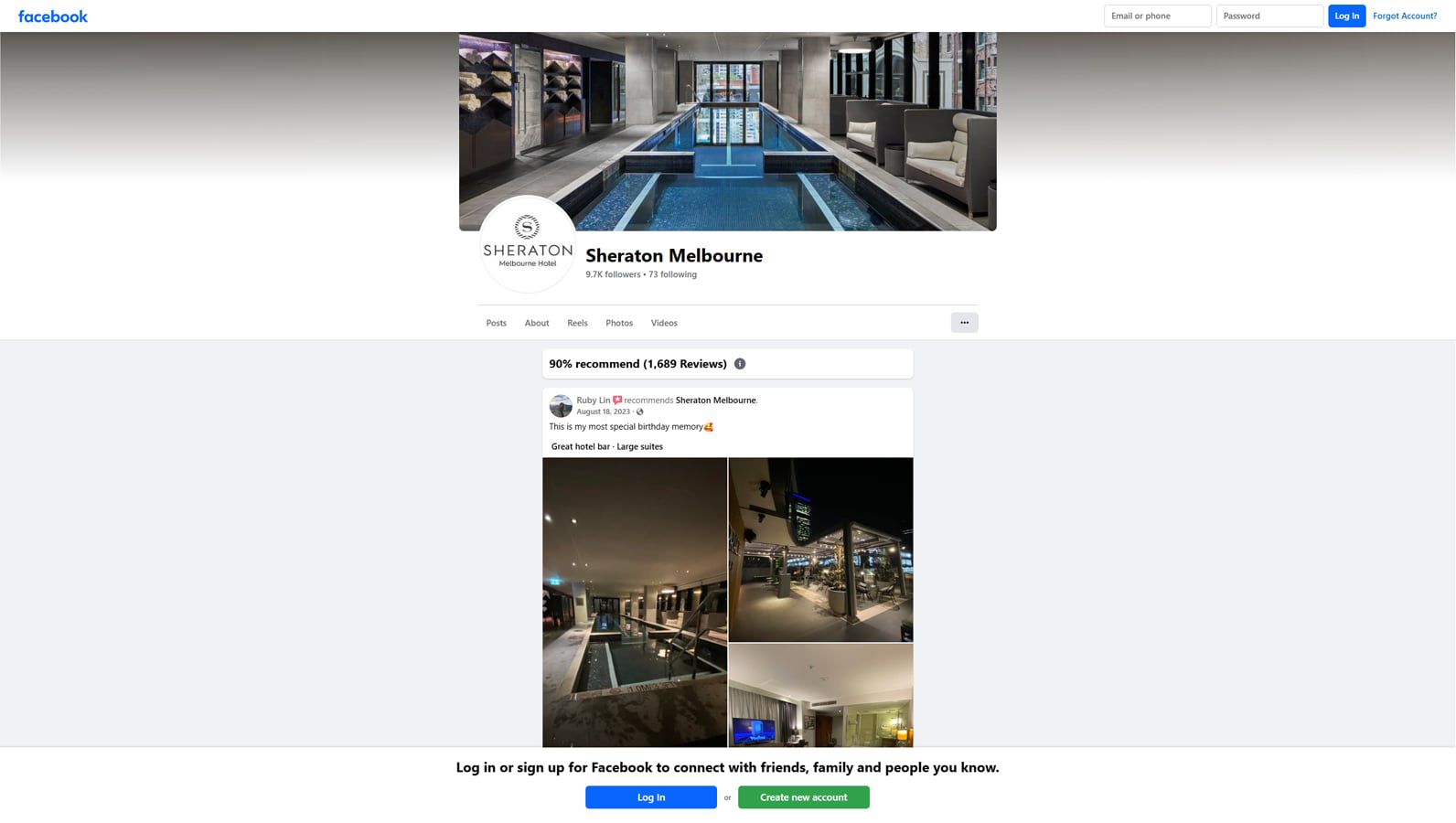 Image of Facebook Reviews, a social network-based review platform with a massive worldwide reach.