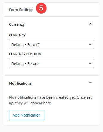 Graphic of WordPress restaurant booking form settings.