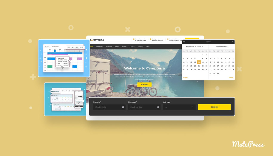 Images of solutions for trailer rental business.