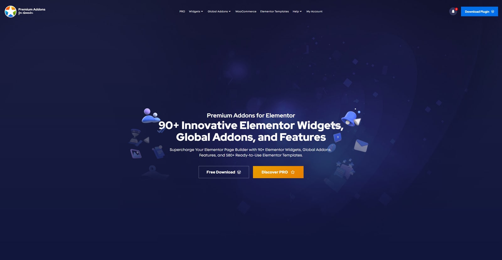 Photograph of Premium Addons for Elementor, one of WordPress animation plugins with a wide range of easy-to-use widgets.