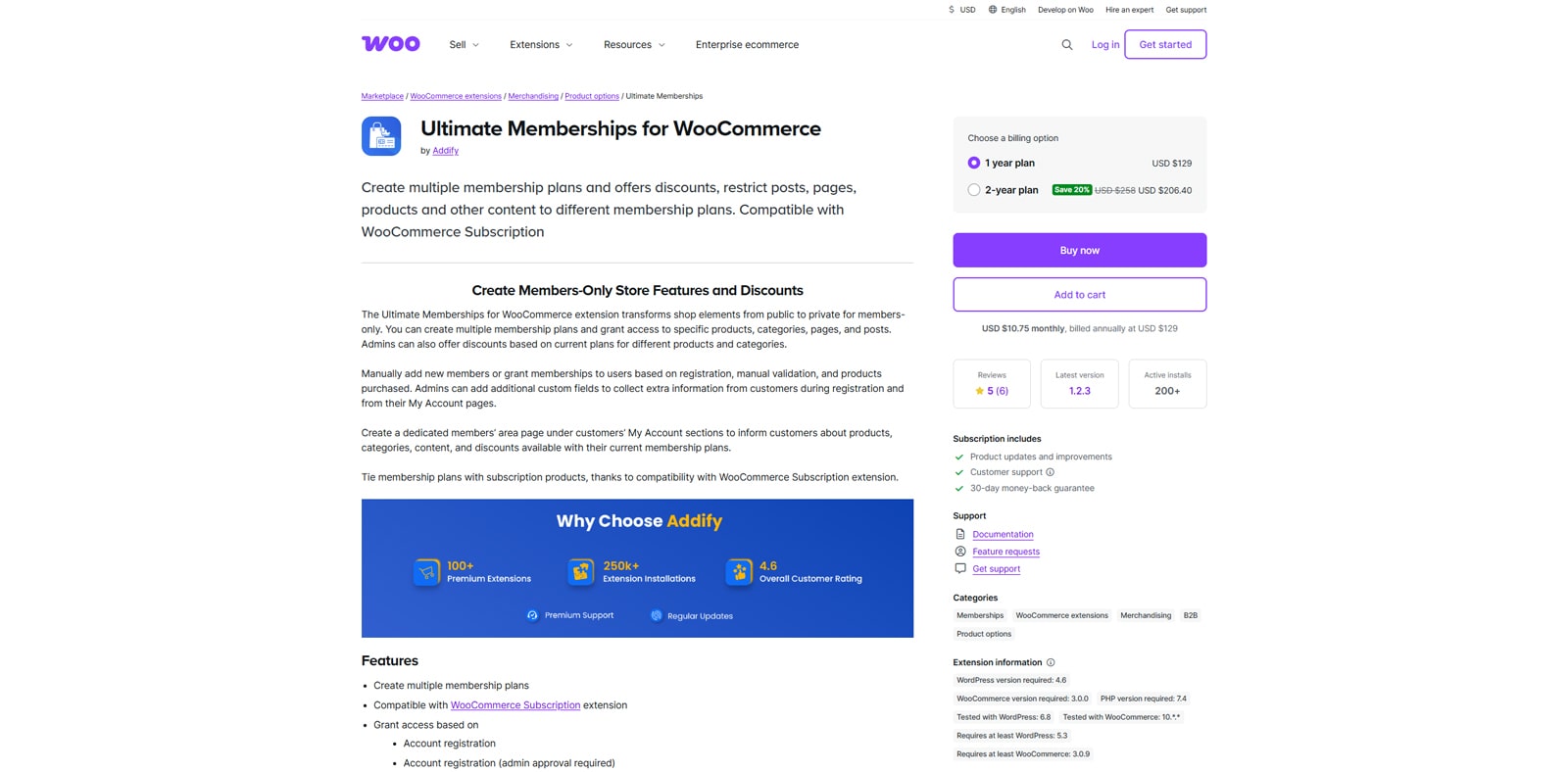 Picture of Ultimate Memberships for WooCommerce, a flexible WooCommerce extension designed to help you learn how to sell a gym membership.