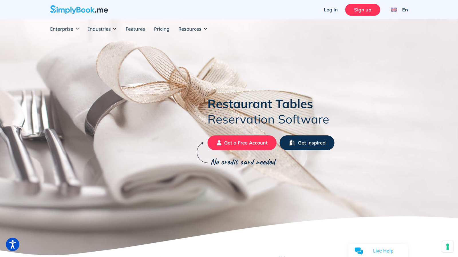 Image of SimplyBook.Me, a multipurpose booking plugin for restaurants with easy booking management.