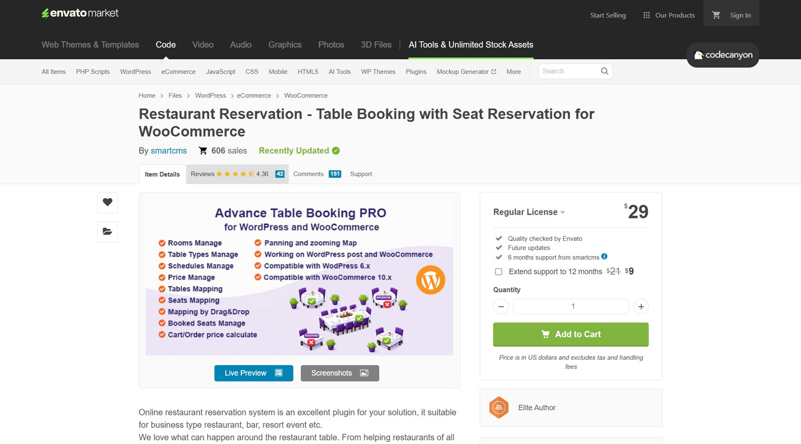 Portrait of Advanced Table Booking PRO, one of the table booking WordPress plugin options with schedule and price management.