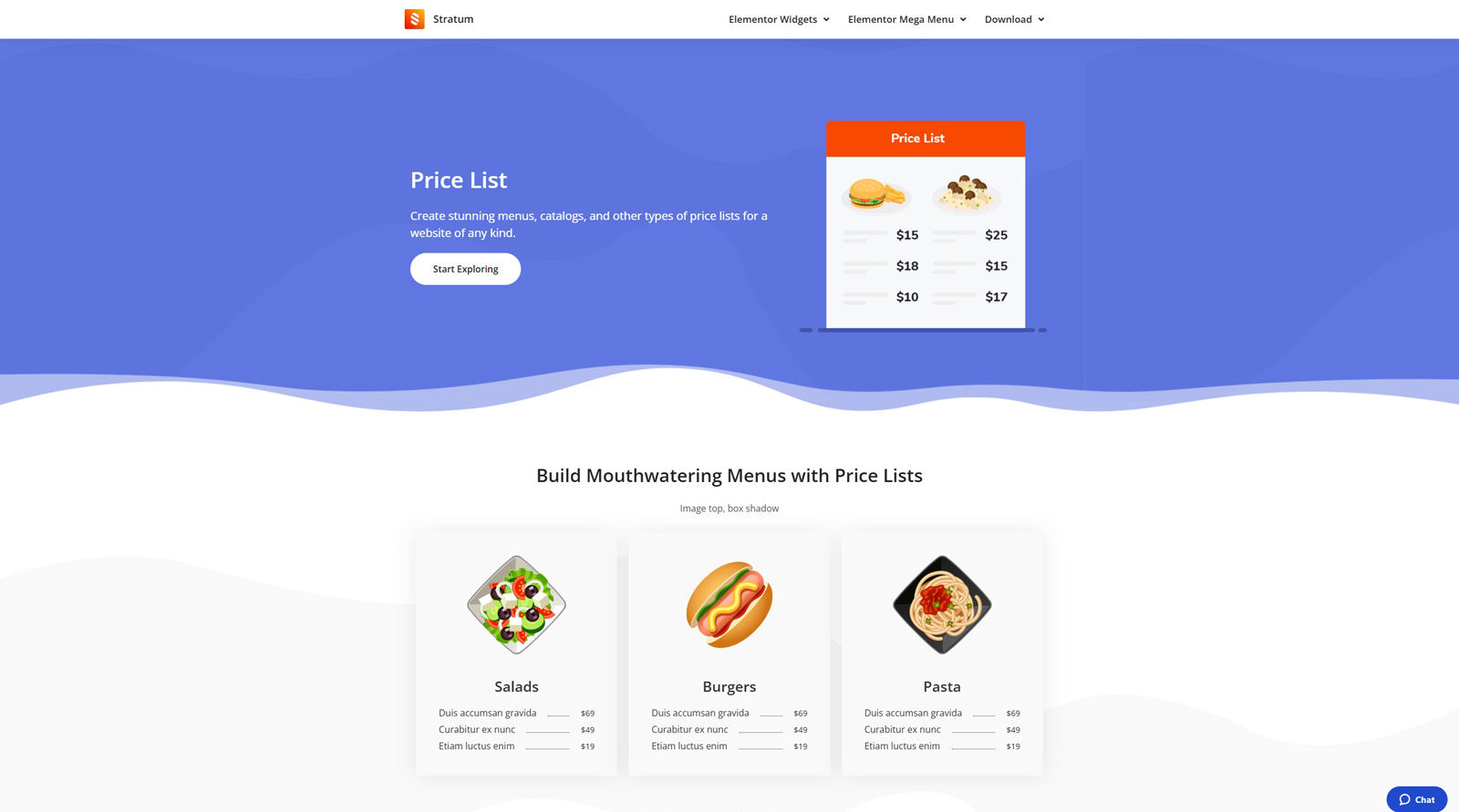 Photograph of Stratum, one of the popular WordPress restaurant plugins with high customization flexibility.