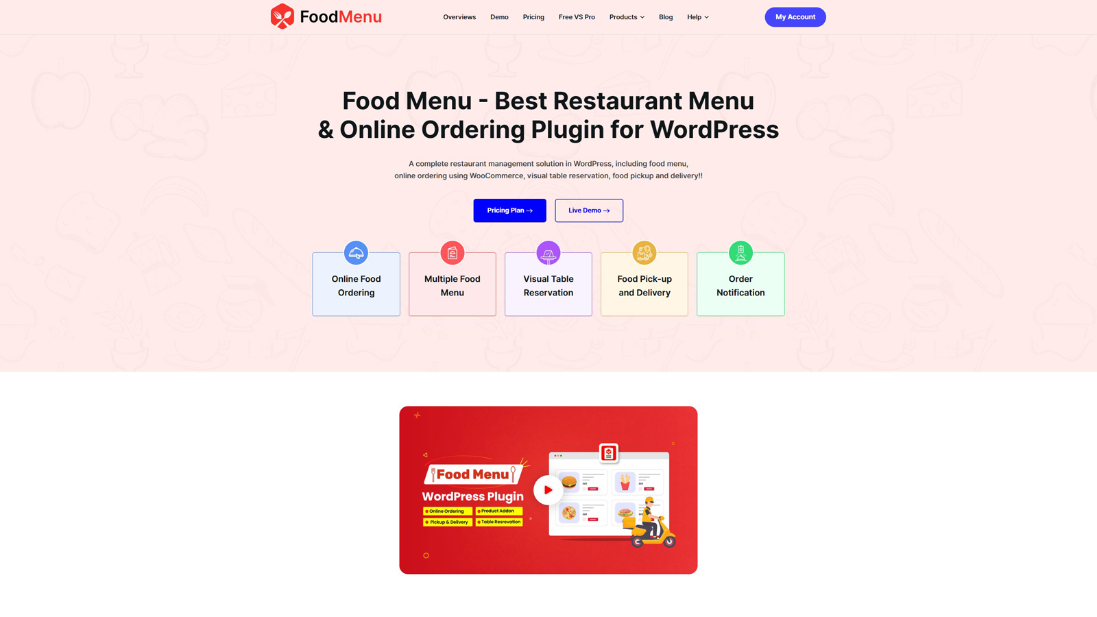 Image of Food Menu, a feature-rich WordPress restaurant menu solution with food delivery & pickup options.