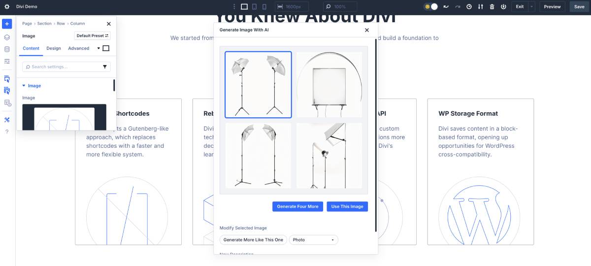 Artificial intelligence in Divi 5.