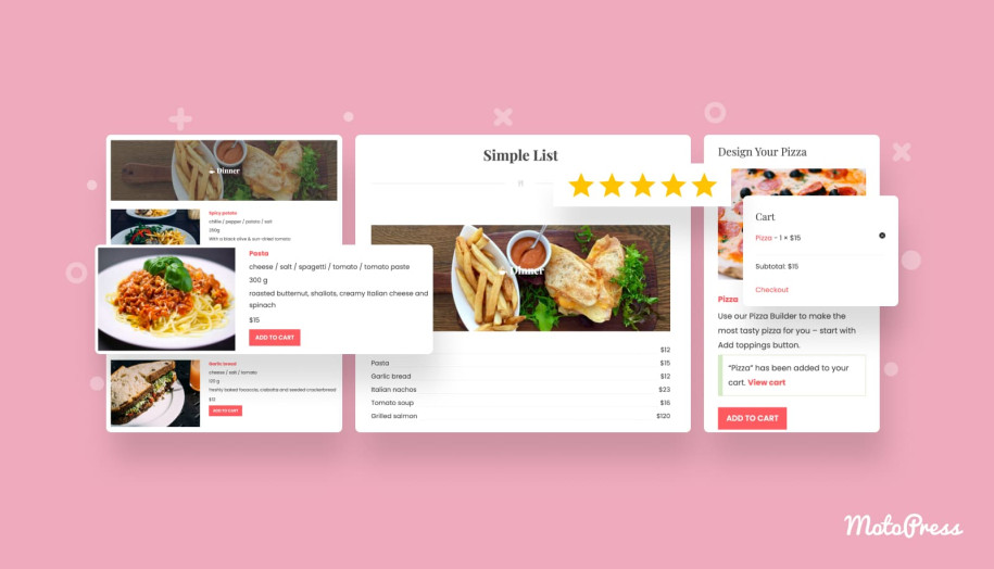 Featured image of the best WordPress restaurant plugins.