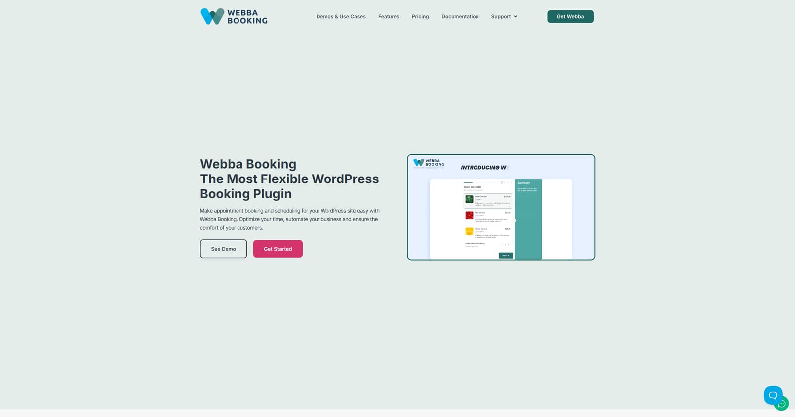 Illustration of Webba Booking Calendar, WordPress calendar schedule plugin with chain booking.
