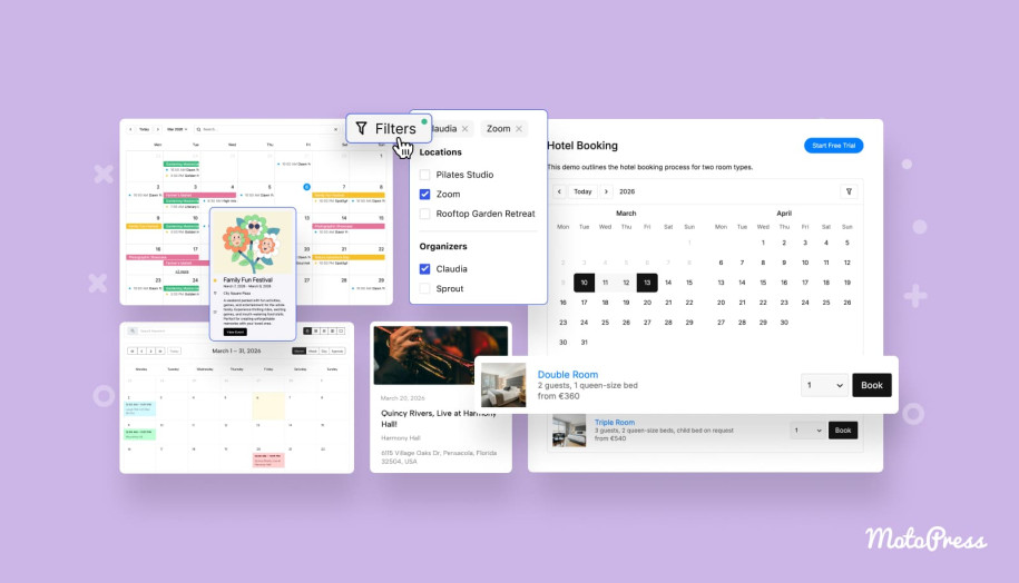 Featured image of WordPress calendar schedule plugin options.