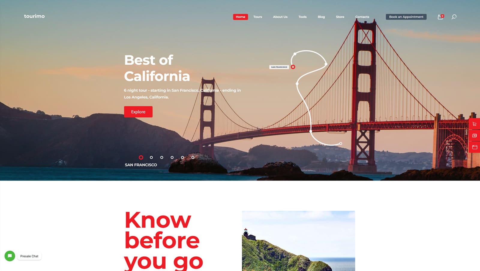 Illustration of Tourimo, one of the best city guide WordPress themes with 3 blog page designs.