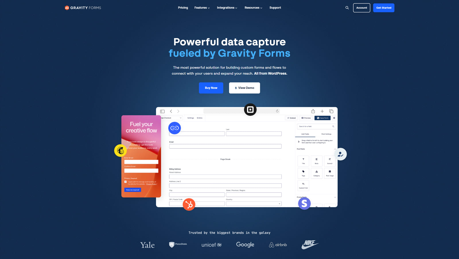 Photograph of Gravity Forms, the best form plugin for Elementor with a form template library.