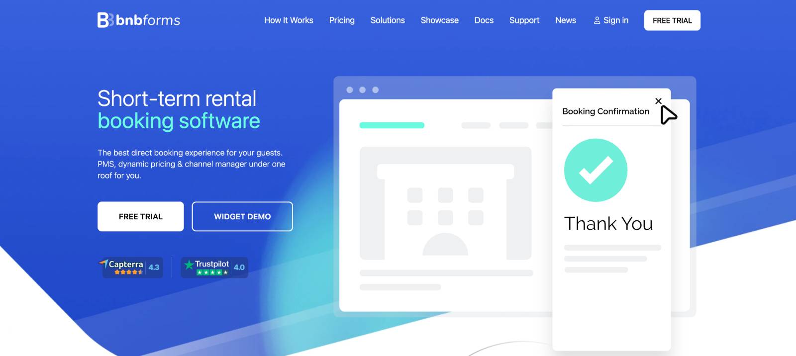 Booking software for STR.