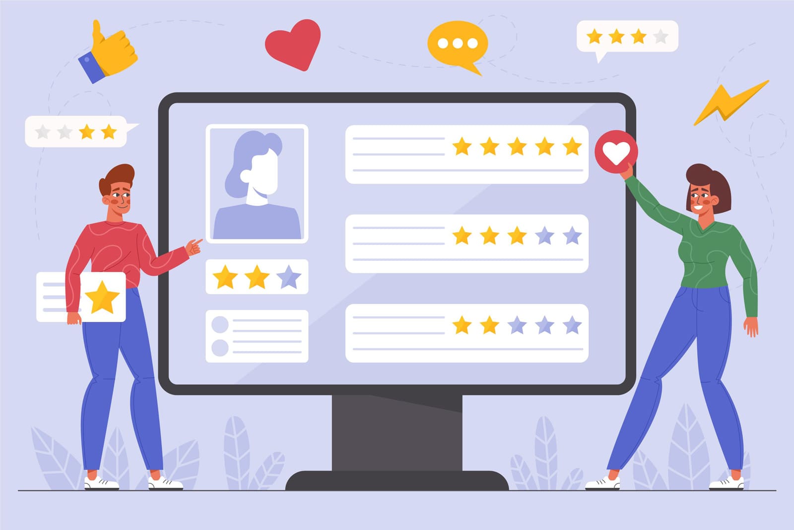 Representation of bed and breakfast hotel reviews.