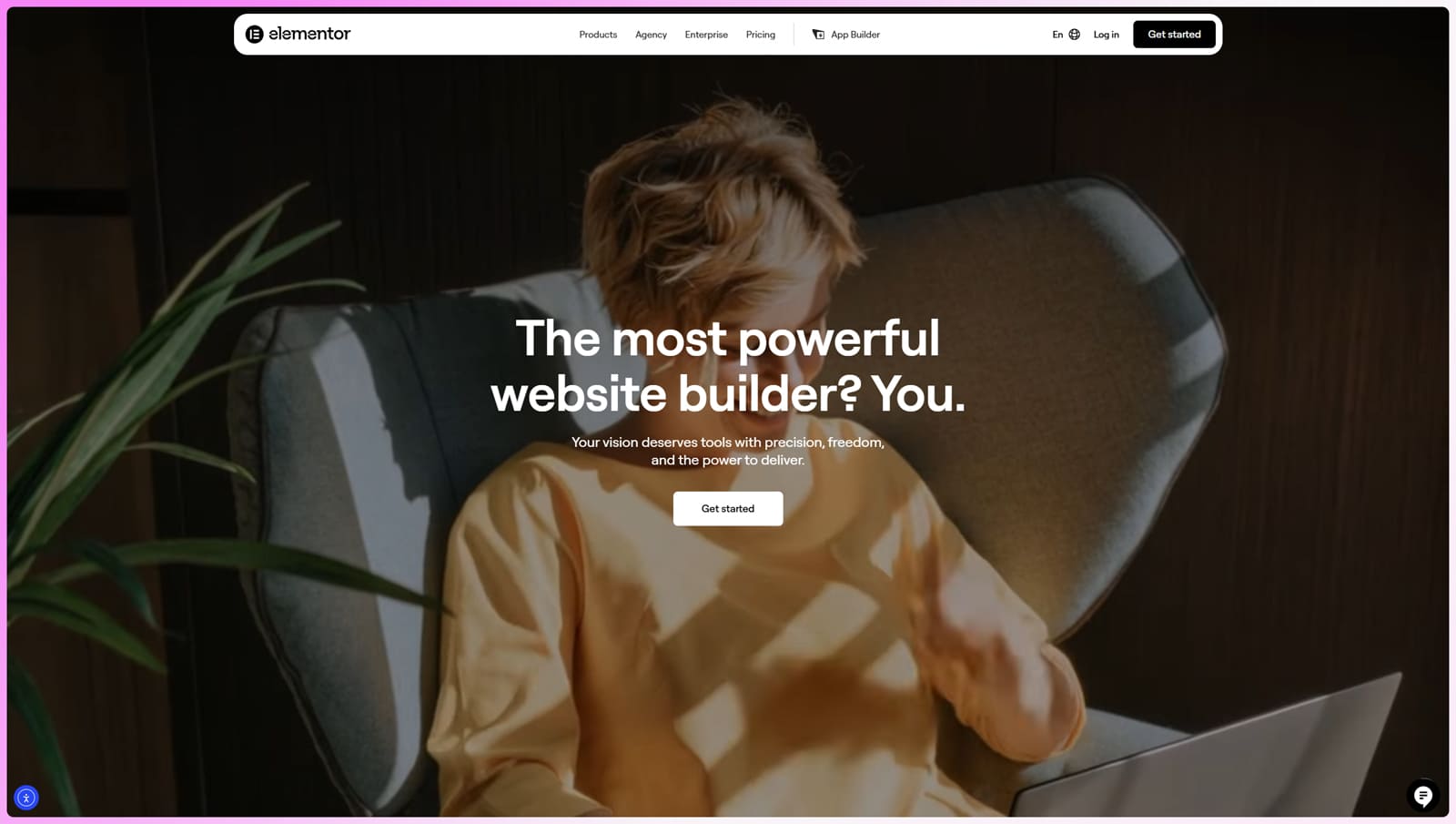 Illustration of Elementor WordPress page builder useful for modern bed and breakfast websites.